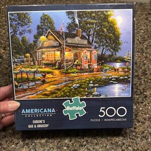 Buffalo Americana Collection"Eugene's Gas & Grocery Puzzle 500 Pieces